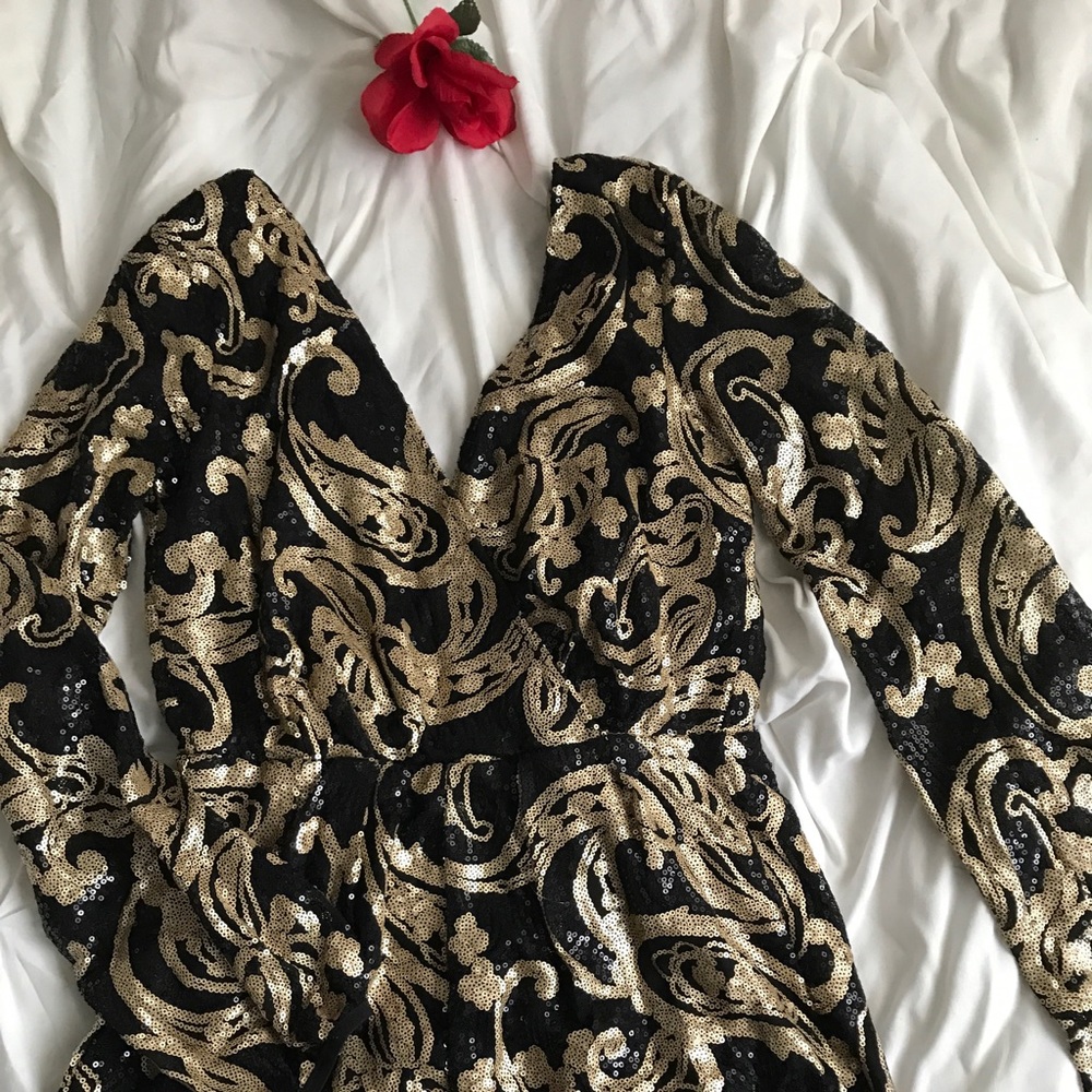 Sparkly Gold Jumpsuit